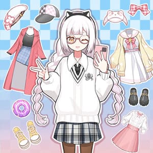 Cute Anime Girl Dress Up