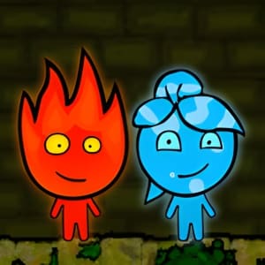 Firegirl And Waterboy In The Forest Temple