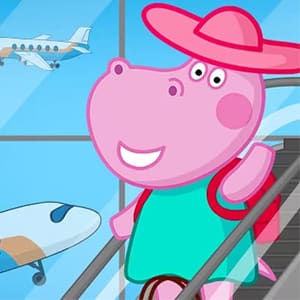 Hippo Family Airport Adventure