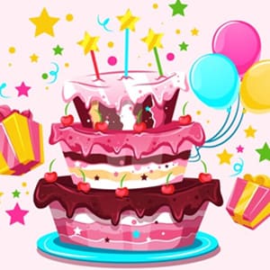 Little Girl Birthday Cake