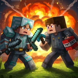 Minecraft Battle Party