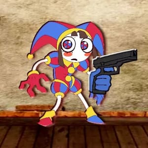 Pomni Maze Shooter